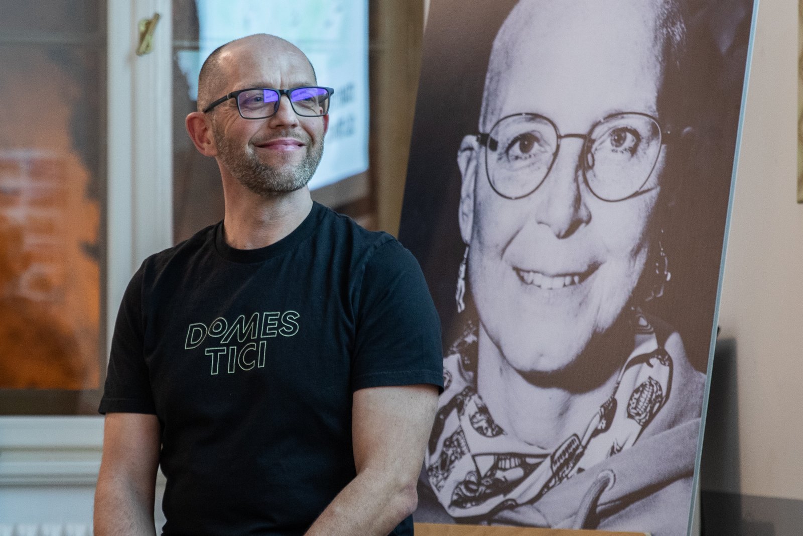 Martin na besedě o závodě RAAM a paliativní péči