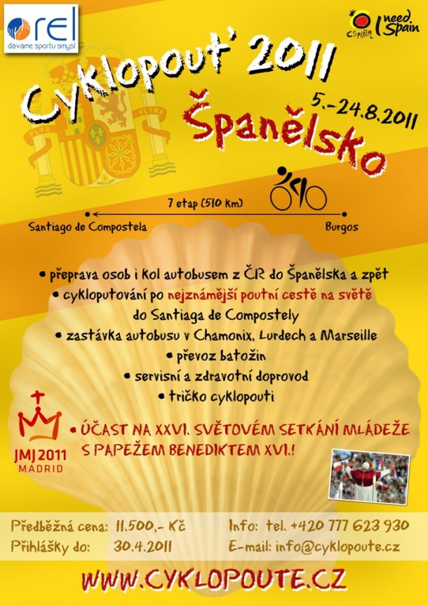 Novinka & akce-Pozvánka: Cyklopouť 2011 Španělsko